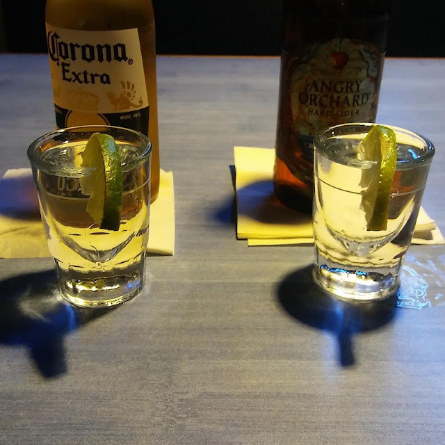 Corona and Tequila and Lime