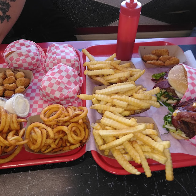 Hamburger and Fries
