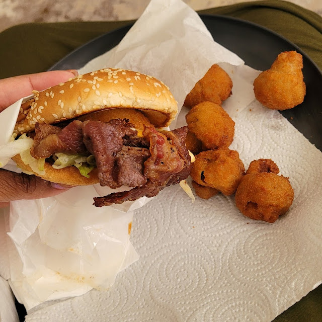 Western Bacon w Fried Mushrooms