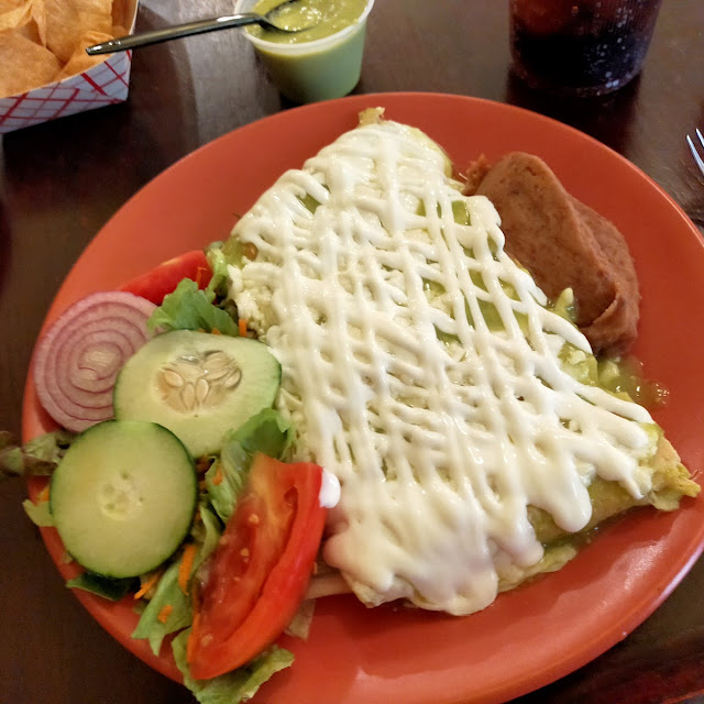 Enchiladas Verdes Con Pollo
