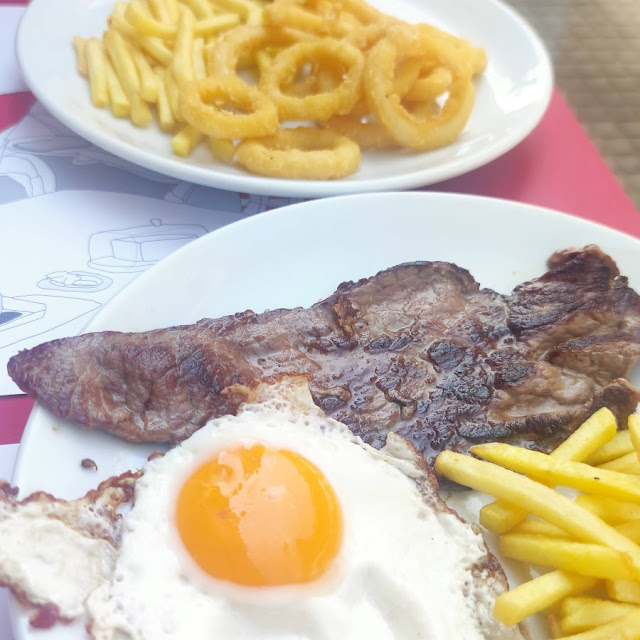 Huevo Frito Y Filete