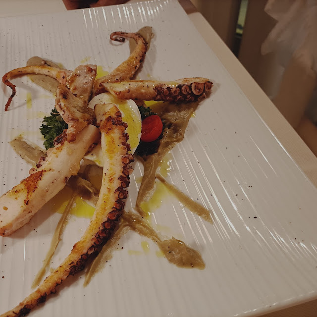 Polpo Con Purè Di Melanzane