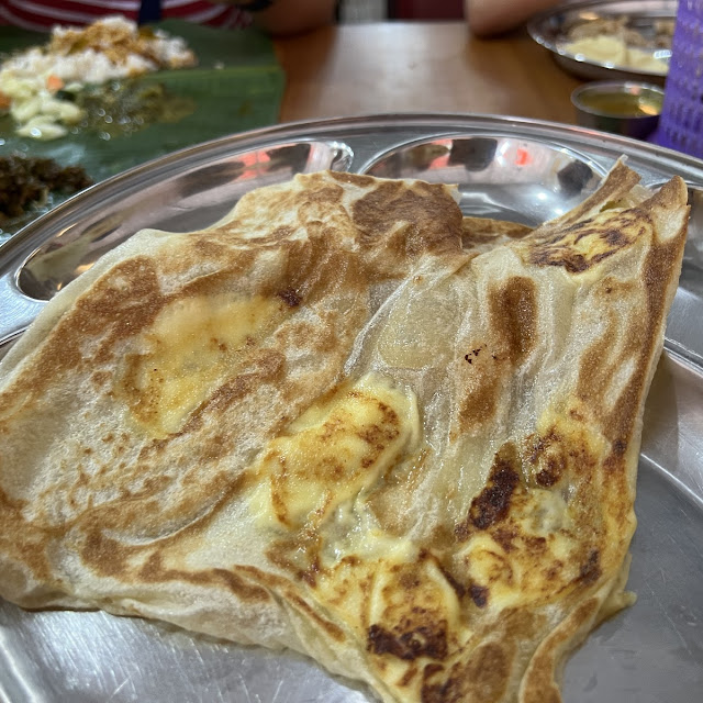 Fresh Milk Brew Coffee and Roti Canai
