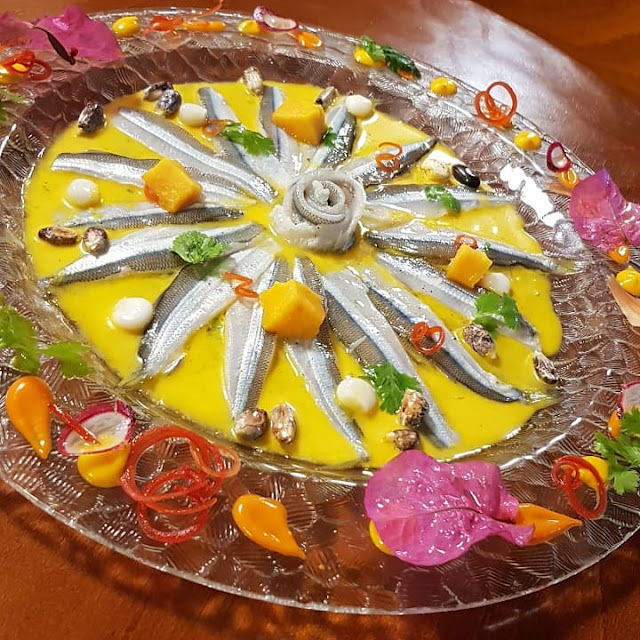 Tiradito de Peje Reyes