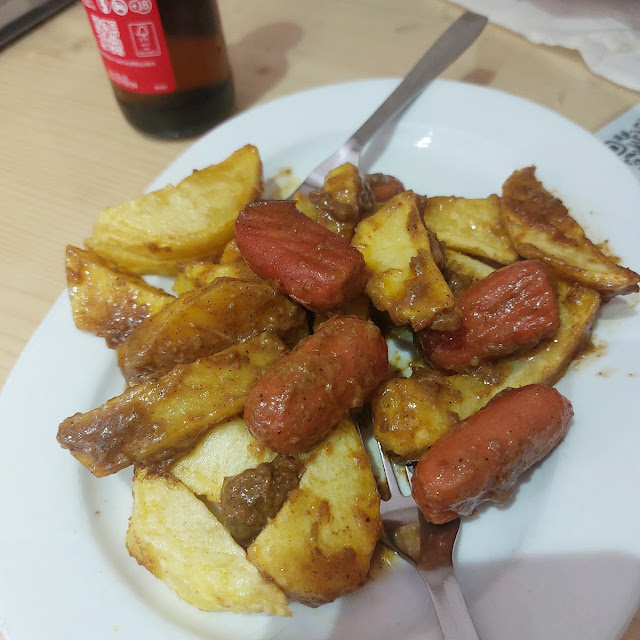 Tapa de Salchichas Con Patatas