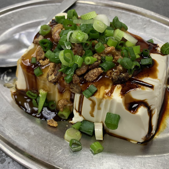 bean curd 葱油豆腐