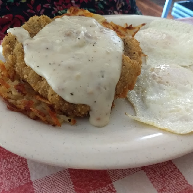 Country Fried Steak and Eggs