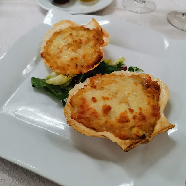 Vieiras de Merluza Y Gambas