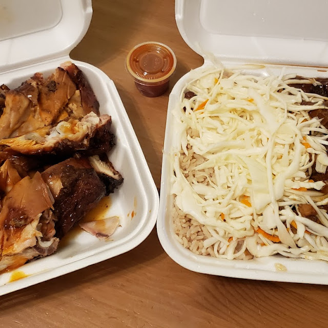 Jerk Chicken & Oxtail Dinner