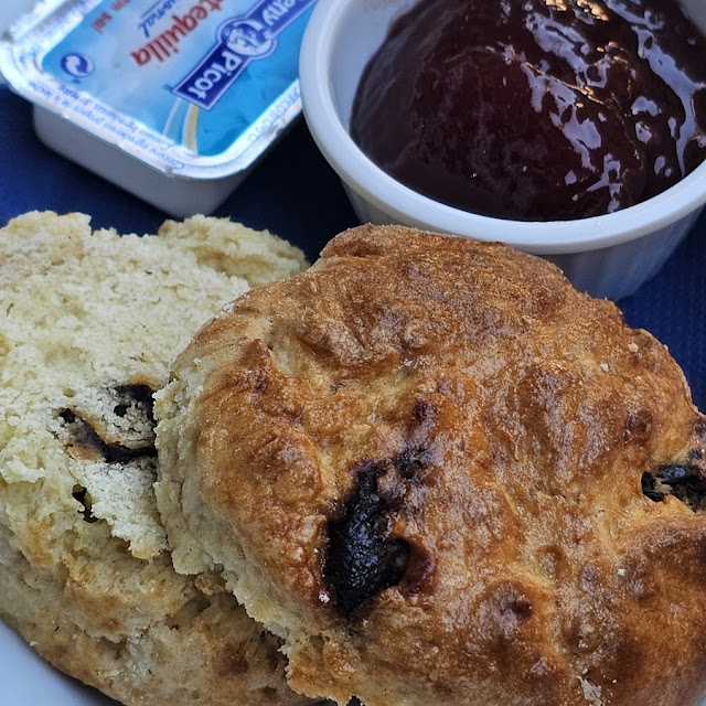 Scone with Butter and Jam