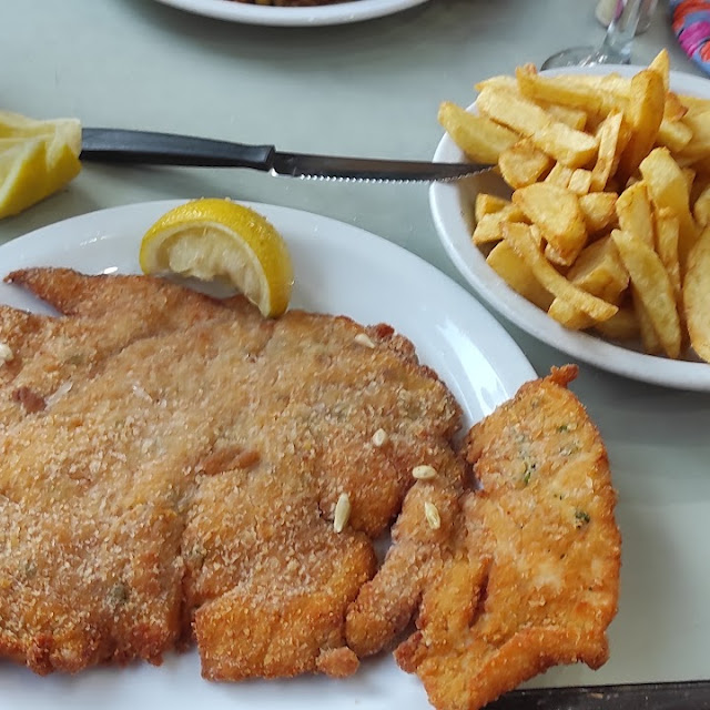 Milanesa Con Papas Fritas