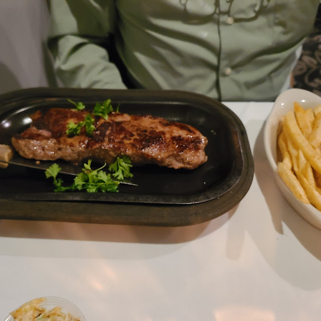 New York Strip and Baked Potato