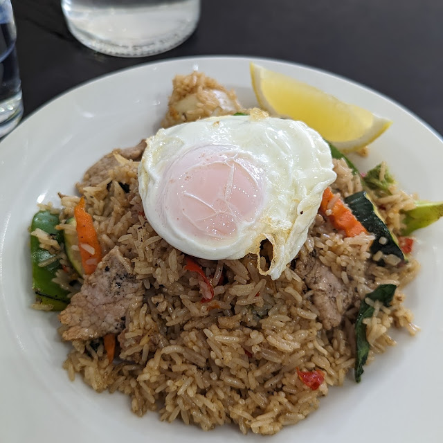 Thai Chilli Fried Rice with Pork and Fried Egg