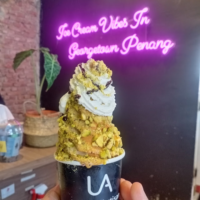 Thai Milk Tea X Premium Hazelnut Coated Pistachio Ground