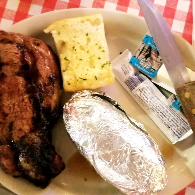 Ribeye Steak with Baked Potato