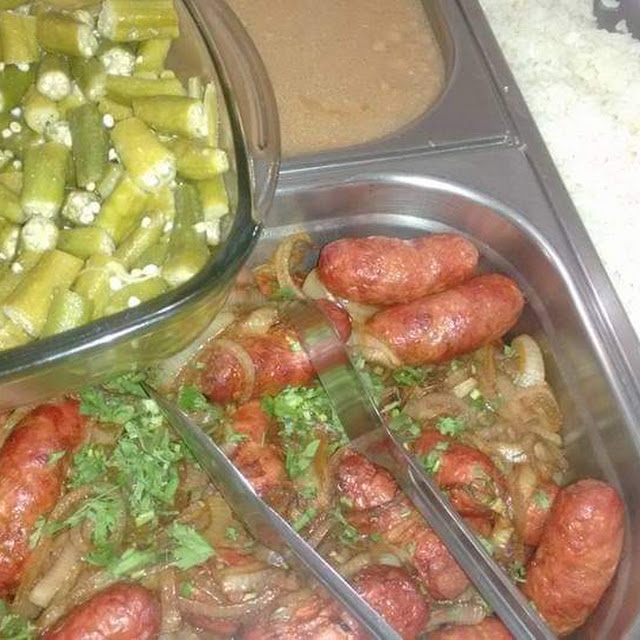 Linguiça Acebolada