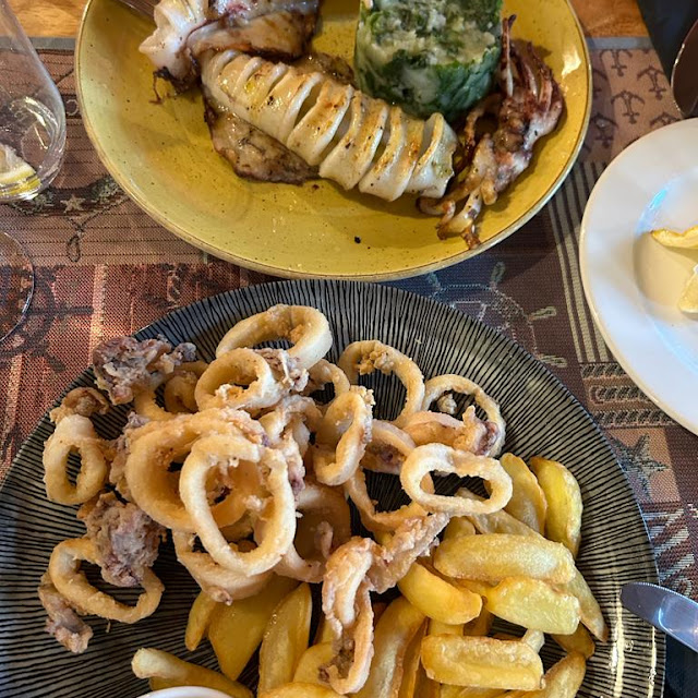 Calamari Fritti E Alla Griglia