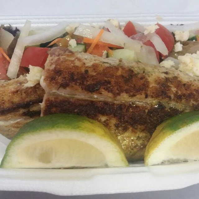 Grilled Snoek and Salad