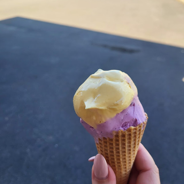 Mango Und Quarkeis Heidelbeere
