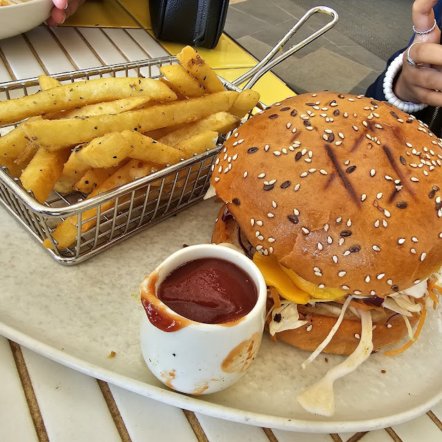 Korean Fried Chicken Burger