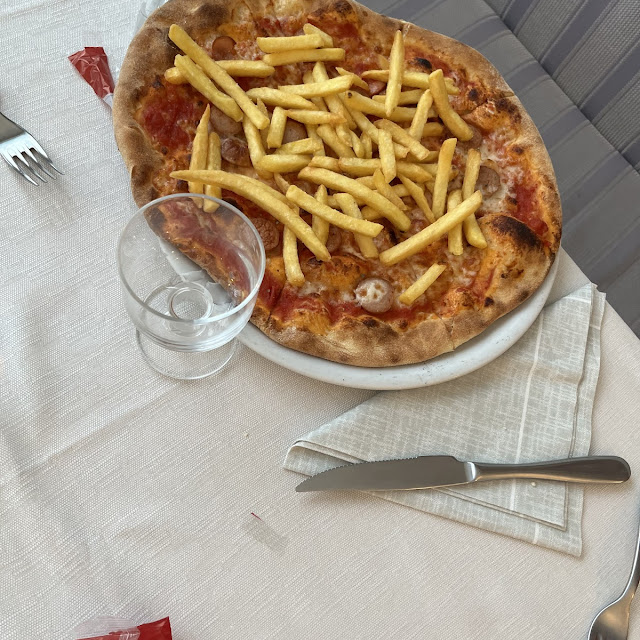 Pizza Con Patatine
