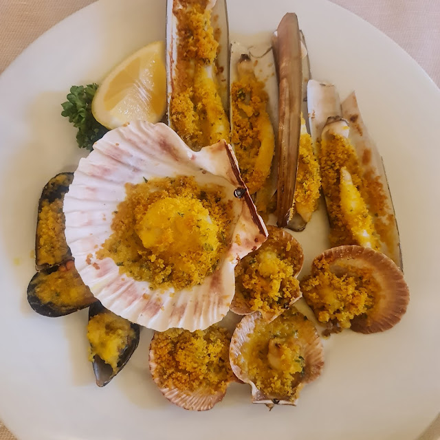 Antipasto Capasante E Capelonghe Gratinate