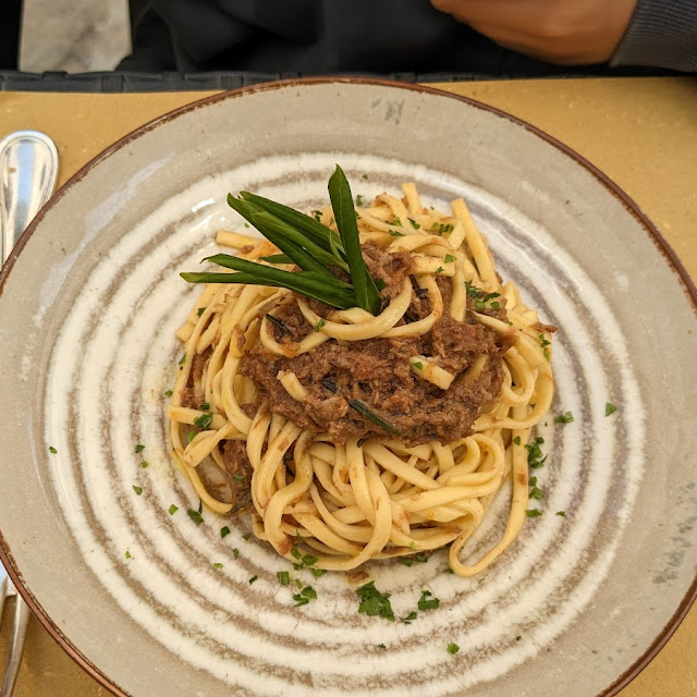 Tagliatelle Allo Stracotto Di Cinghiale