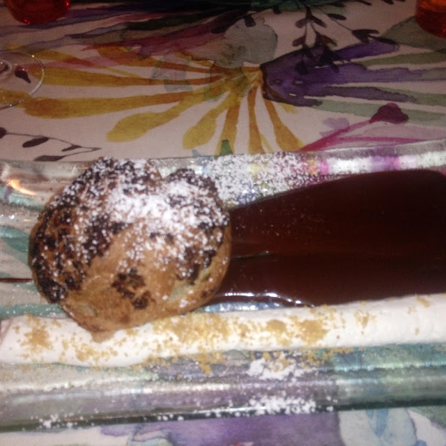 Paris Brest Sauce Chantilly Et Chocolat