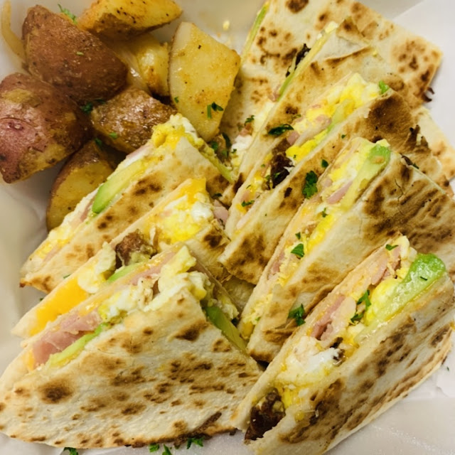 Morning Club Quesadilla