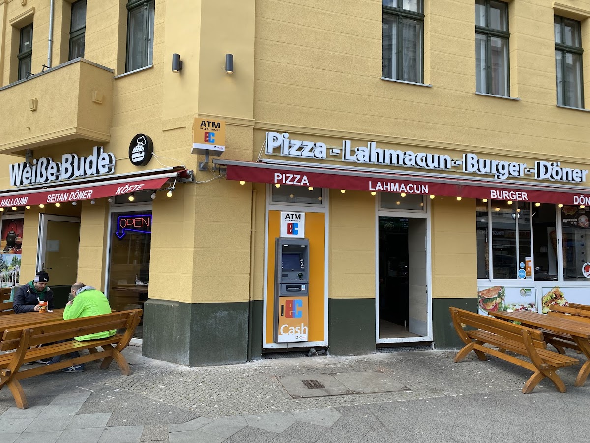Weiße Bude