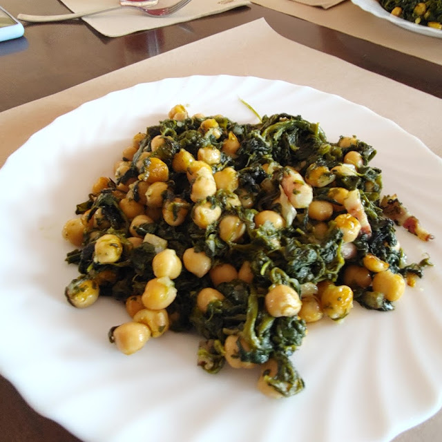 Garbanzos Con Espinacas