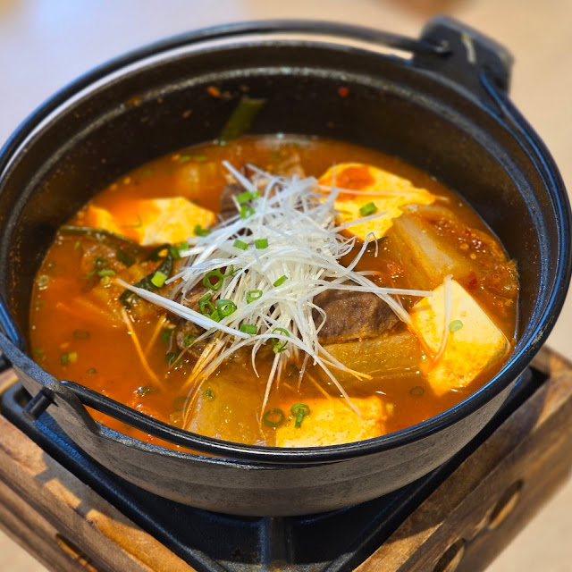 Stewed Beef Tongue Kimchi Soup