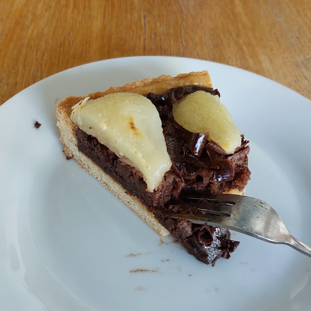 Schoko-birne Kuchen