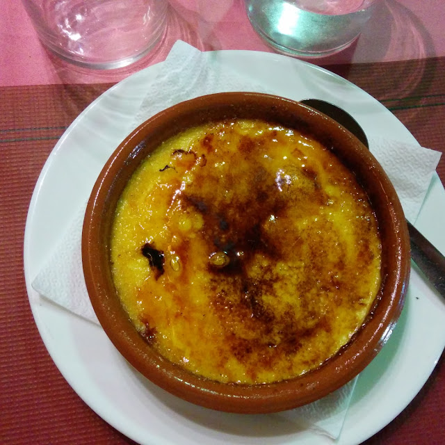 Crema Catalana Flambè Y Café