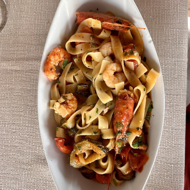 Prawn Tagliatelle With Tomato Sauce