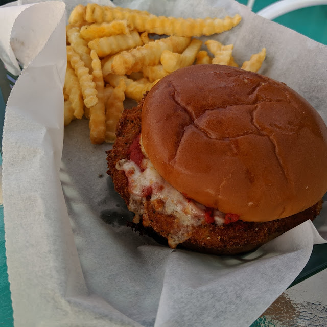 Parmesan Crusted Chicken Parmesan Sandwich