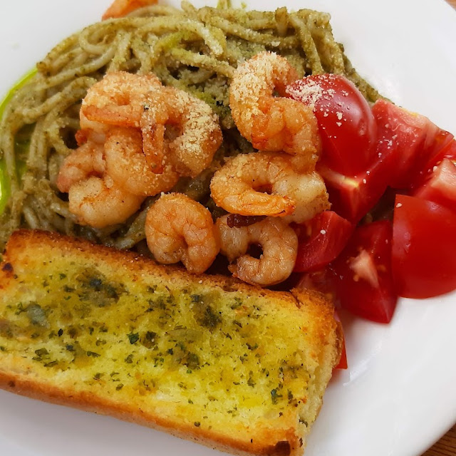 Shrimp Pesto Pasta