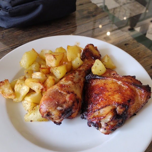 Pollo Allo Spiedo Con Patate Al Forno