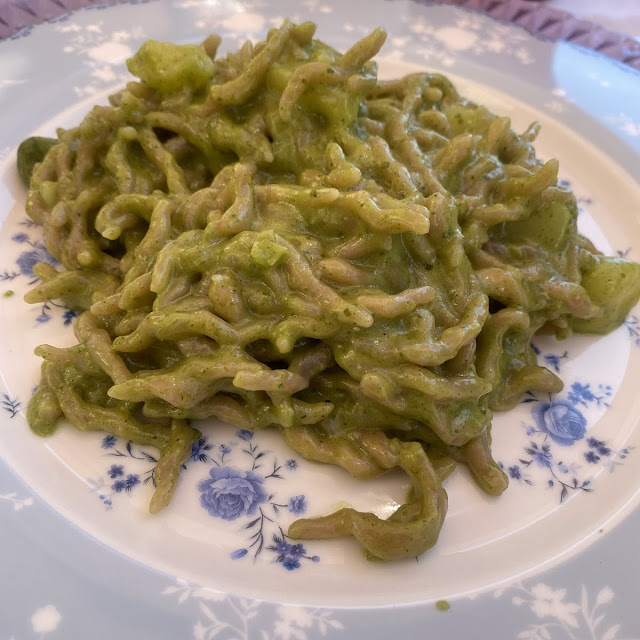 Trofie Di Castagne Al Pesto Con Patate E Fagiolini
