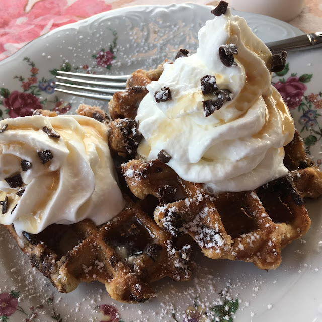 Chocolate Chip Belgian Waffles