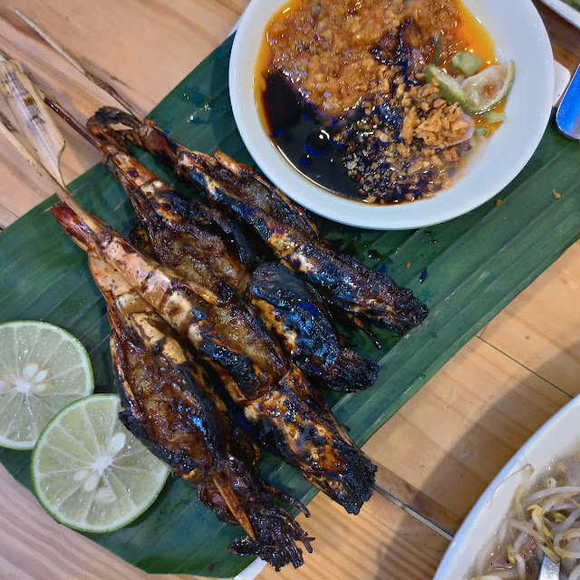 Sate Udang Windu Bakar Kecap