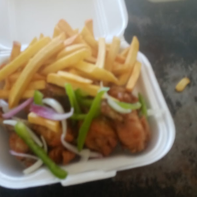Chicken Wings and Fries