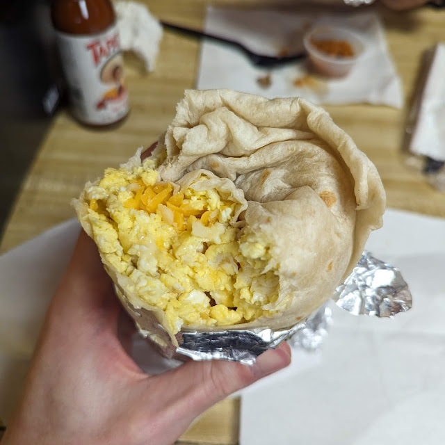 Bacon Breakfast Burrito