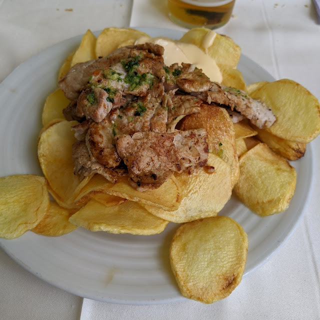 Filetitos de Lomo Con Patatas Fritas Naturales