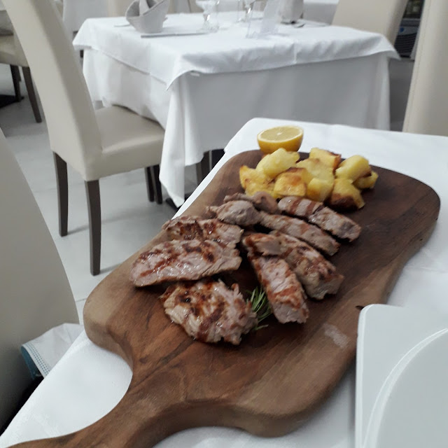 Tagliata Con Patate Al Forno