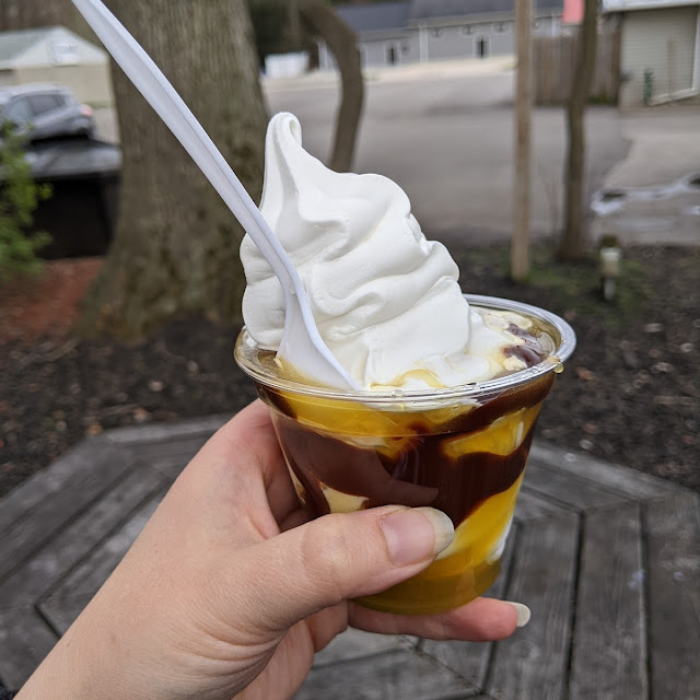Hot Fudge and Butterscotch Sundae