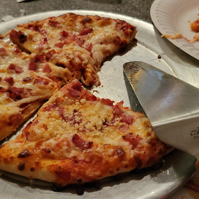 Jr Cheese and Ham Pizza
