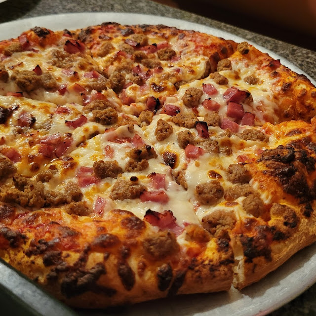 Small Cheese H and Ground Beef Pizza
