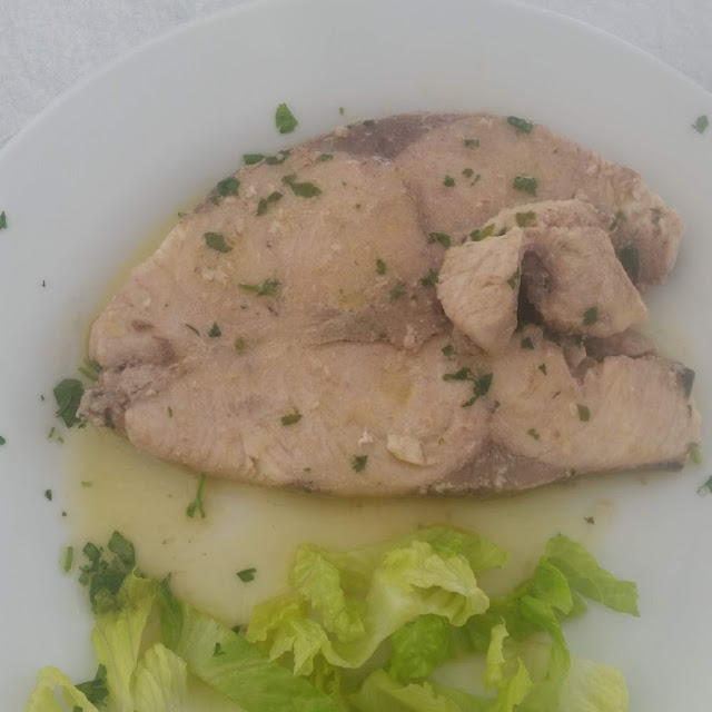 Trancio Di Ombrina Al Vino Bianco