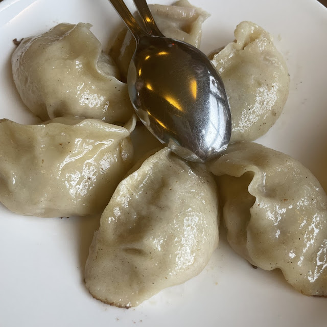 D7 Peking-teigtaschen Jiaozi Angebraten